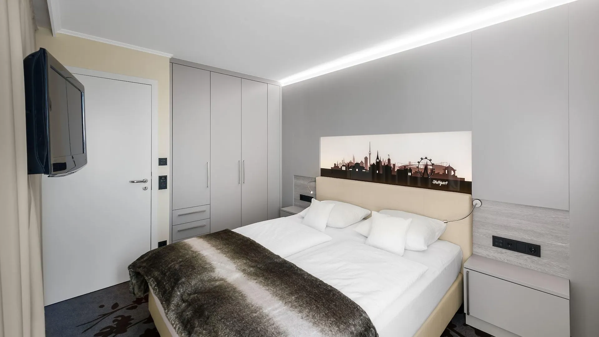 **** Apartmanhotel Maseven Stuttgart Si Centrum Ehem Si-Suites Németország